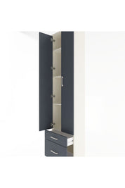 Arges Dolap 4 Raflı 2 Çekmeceli 2 Kapaklı 60x30x243 - S32M006V2A