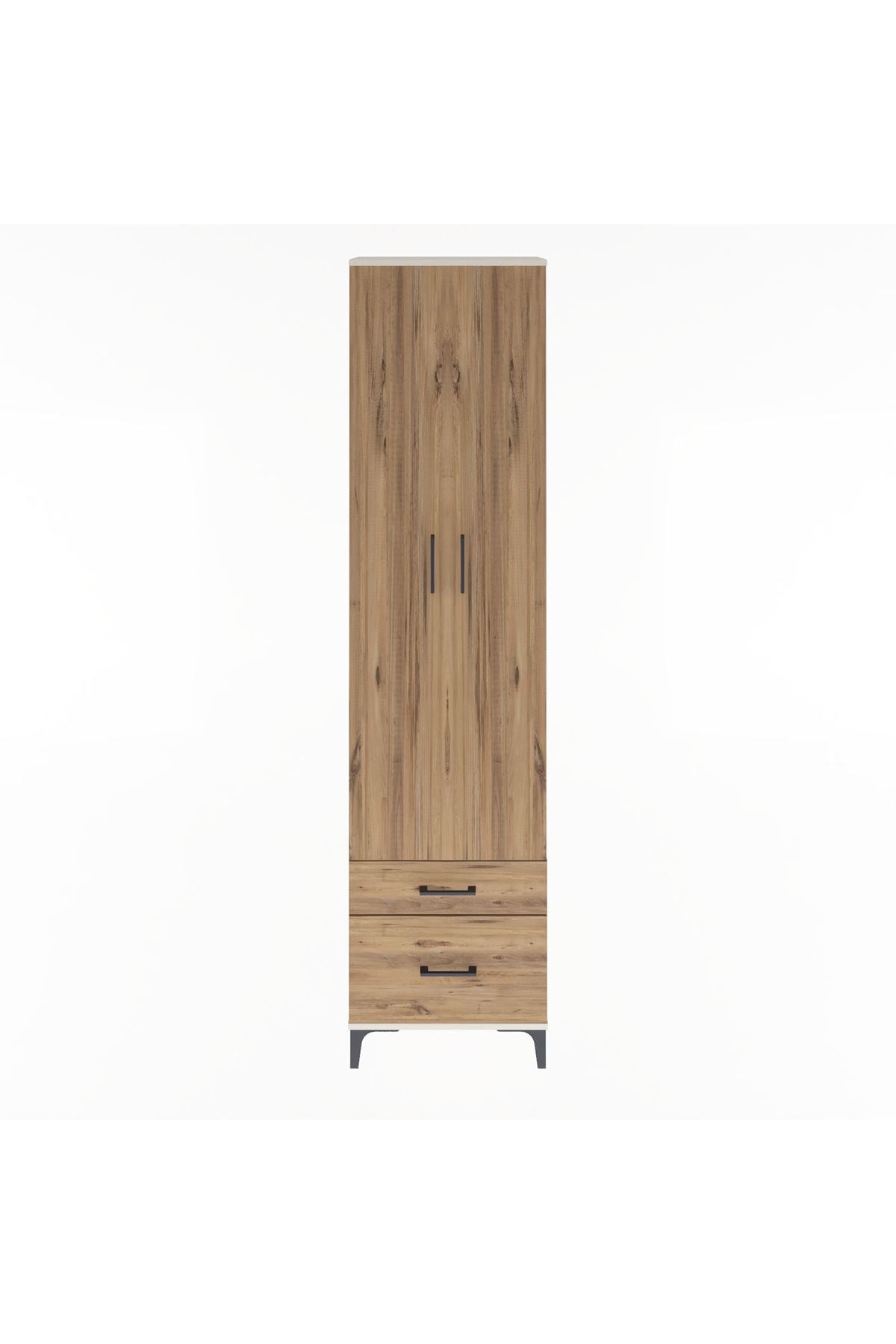 Arges Dolap 4 Raflı 2 Çekmeceli 2 Kapaklı 60x30x243 - S32M006V3A