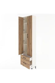 Arges Dolap 4 Raflı 2 Çekmeceli 2 Kapaklı 60x30x243 - S32M006V3A