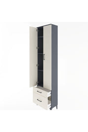 Arges Dolap 4 Raflı 2 Çekmeceli 2 Kapaklı 60x30x243 - S32M006V4A
