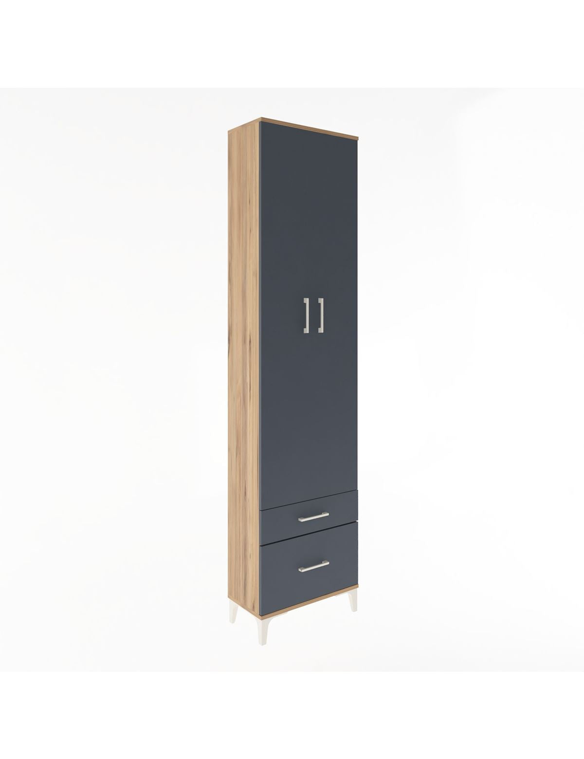 Arges Dolap 4 Raflı 2 Çekmeceli 2 Kapaklı 60x30x243 - S32M006V8A
