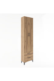 Arges Dolap 4 Raflı 2 Çekmeceli 2 Kapaklı 60x30x243 - S32M006V9A