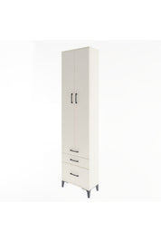 Arges Dolap 4 Raflı 3 Çekmeceli 2 Kapaklı 60x30x243 - S32M007V1A
