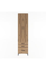Arges Dolap 4 Raflı 3 Çekmeceli 2 Kapaklı 60x30x243 - S32M007V9A