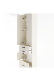 Arges Dolap 5 Raflı 3 Çekmeceli 4 Kapaklı 60x30x243 - S32M008V1A