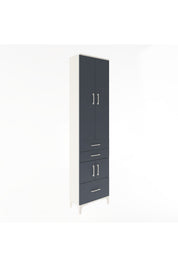 Arges Dolap 5 Raflı 3 Çekmeceli 4 Kapaklı 60x30x243 - S32M008V2A