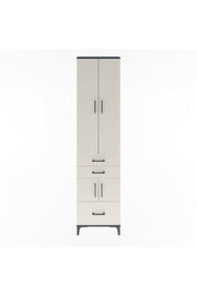 Arges Dolap 5 Raflı 3 Çekmeceli 4 Kapaklı 60x30x243 - S32M008V4A