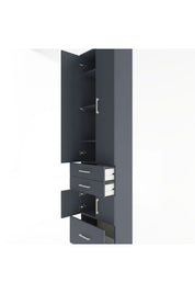 Arges Dolap 5 Raflı 3 Çekmeceli 4 Kapaklı 60x30x243 - S32M008V5A