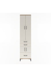 Arges Dolap 5 Raflı 3 Çekmeceli 4 Kapaklı 60x30x243 - S32M008V7A