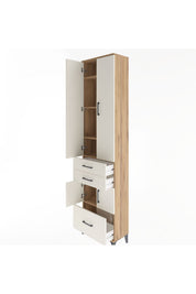Arges Dolap 5 Raflı 3 Çekmeceli 4 Kapaklı 60x30x243 - S32M008V7A