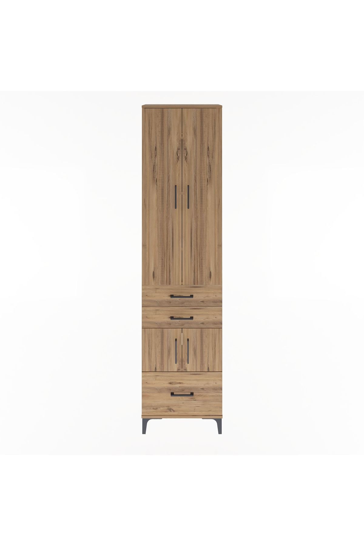 Arges Dolap 5 Raflı 3 Çekmeceli 4 Kapaklı 60x30x243 - S32M008V9A