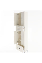 Arges Dolap 5 Raflı 3 Çekmeceli 4 Kapaklı 60x30x243 - S32M009V1A