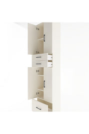 Arges Dolap 5 Raflı 3 Çekmeceli 4 Kapaklı 60x30x243 - S32M009V1A