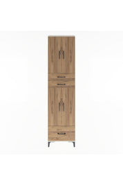 Arges Dolap 5 Raflı 3 Çekmeceli 4 Kapaklı 60x30x243 - S32M009V3A