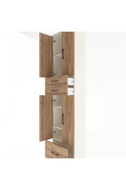 Arges Dolap 5 Raflı 3 Çekmeceli 4 Kapaklı 60x30x243 - S32M009V3A