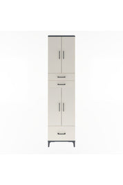 Arges Dolap 5 Raflı 3 Çekmeceli 4 Kapaklı 60x30x243 - S32M009V4A