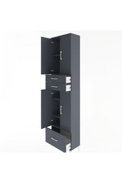 Arges Dolap 5 Raflı 3 Çekmeceli 4 Kapaklı 60x30x243 - S32M009V5A