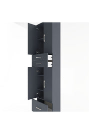 Arges Dolap 5 Raflı 3 Çekmeceli 4 Kapaklı 60x30x243 - S32M009V5A