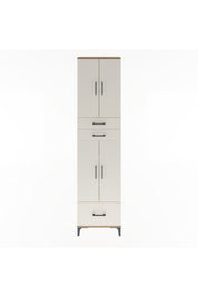 Arges Dolap 5 Raflı 3 Çekmeceli 4 Kapaklı 60x30x243 - S32M009V7A