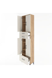 Arges Dolap 5 Raflı 3 Çekmeceli 4 Kapaklı 60x30x243 - S32M009V7A
