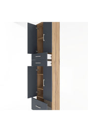 Arges Dolap 5 Raflı 3 Çekmeceli 4 Kapaklı 60x30x243 - S32M009V8A