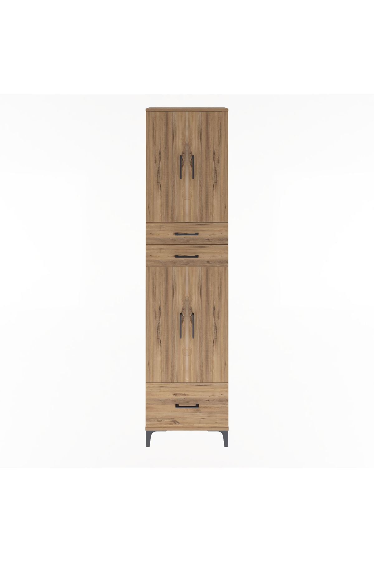 Arges Dolap 5 Raflı 3 Çekmeceli 4 Kapaklı 60x30x243 - S32M009V9A