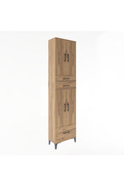 Arges Dolap 5 Raflı 3 Çekmeceli 4 Kapaklı 60x30x243 - S32M009V9A