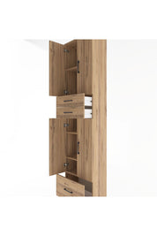 Arges Dolap 5 Raflı 3 Çekmeceli 4 Kapaklı 60x30x243 - S32M009V9A