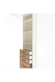 Arges Dolap 4 Raflı 4 Çekmeceli 60x30x243 - S32M010V3A