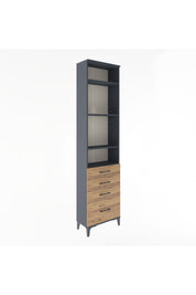 Arges Dolap 4 Raflı 4 Çekmeceli 60x30x243 - S32M010V6A