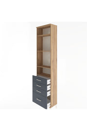Arges Dolap 4 Raflı 4 Çekmeceli 60x30x243 - S32M010V8A