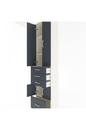 Arges Dolap 4 Raflı 4 Çekmeceli 4 Kapaklı 60x30x243 - S32M011V2A