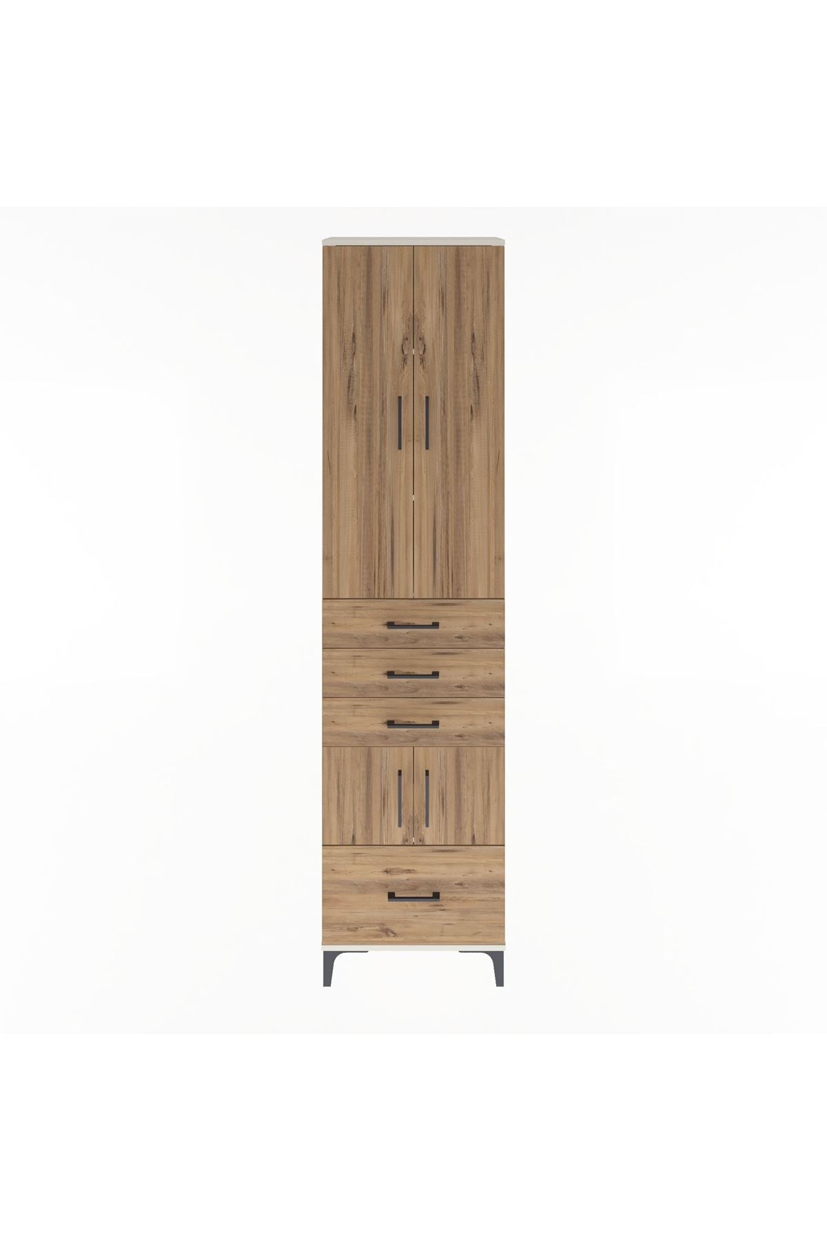 Arges Dolap 4 Raflı 4 Çekmeceli 4 Kapaklı 60x30x243 - S32M011V3A