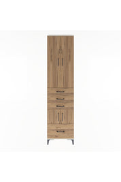 Arges Dolap 4 Raflı 4 Çekmeceli 4 Kapaklı 60x30x243 - S32M011V3A