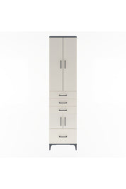 Arges Dolap 4 Raflı 4 Çekmeceli 4 Kapaklı 60x30x243 - S32M011V4A
