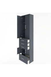 Arges Dolap 4 Raflı 4 Çekmeceli 4 Kapaklı 60x30x243 - S32M011V5A