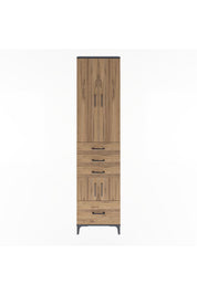 Arges Dolap 4 Raflı 4 Çekmeceli 4 Kapaklı 60x30x243 - S32M011V6A