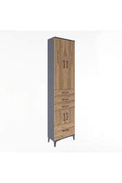 Arges Dolap 4 Raflı 4 Çekmeceli 4 Kapaklı 60x30x243 - S32M011V6A