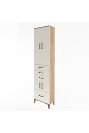Arges Dolap 4 Raflı 4 Çekmeceli 4 Kapaklı 60x30x243 - S32M011V7A