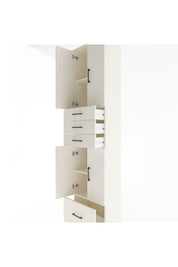 Arges Dolap 4 Raflı 4 Çekmeceli 4 Kapaklı 60x30x243 - S32M012V1A