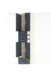 Arges Dolap 4 Raflı 4 Çekmeceli 4 Kapaklı 60x30x243 - S32M012V2A