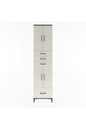 Arges Dolap 4 Raflı 4 Çekmeceli 4 Kapaklı 60x30x243 - S32M012V4A