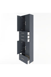 Arges Dolap 4 Raflı 4 Çekmeceli 4 Kapaklı 60x30x243 - S32M012V5A
