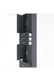 Arges Dolap 4 Raflı 4 Çekmeceli 4 Kapaklı 60x30x243 - S32M012V5A