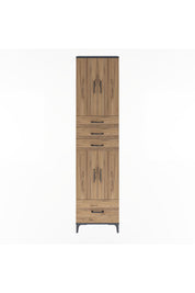 Arges Dolap 4 Raflı 4 Çekmeceli 4 Kapaklı 60x30x243 - S32M012V6A