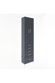 Arges Dolap 4 Raflı 5 Çekmeceli 2 Kapaklı 60x30x243 - S32M013V5A