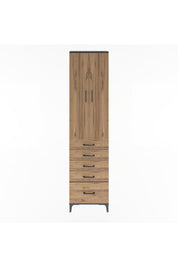 Arges Dolap 4 Raflı 5 Çekmeceli 2 Kapaklı 60x30x243 - S32M013V6A