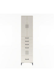 Arges Dolap 4 Raflı 5 Çekmeceli 4 Kapaklı 60x30x243 - S32M014V1A