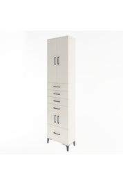 Arges Dolap 4 Raflı 5 Çekmeceli 4 Kapaklı 60x30x243 - S32M014V1A