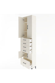 Arges Dolap 4 Raflı 5 Çekmeceli 4 Kapaklı 60x30x243 - S32M014V1A